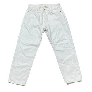 YoungLA 609 Baggy White Denim Jeans Men's 30x27